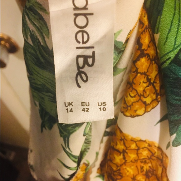 Pineapple Dress NWT SimplyBe / Simply Be - Picture 6 of 7